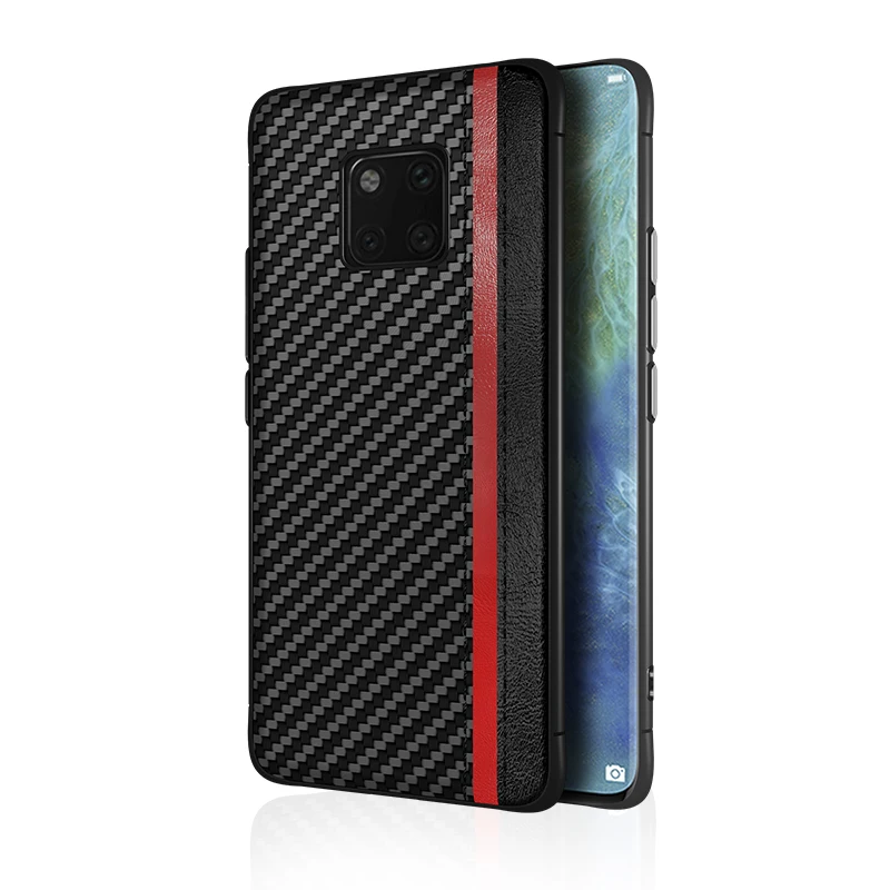 Оригинальный чехол для HUAWEI MATE 20 Pro ударопрочный из углеродного волокна