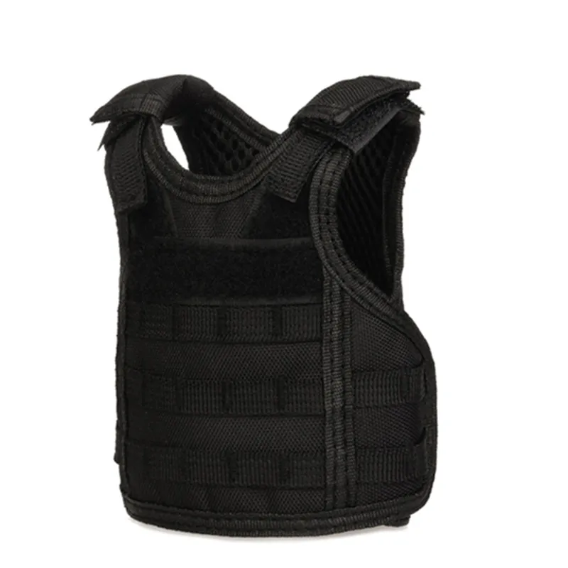 black WOLFONROAD мини военный армейский Тактический Жилет Molle Beers рукав банки крышки бутылки держатель для напитков бутылки украшения L-SHZ-86 - Цвет: black