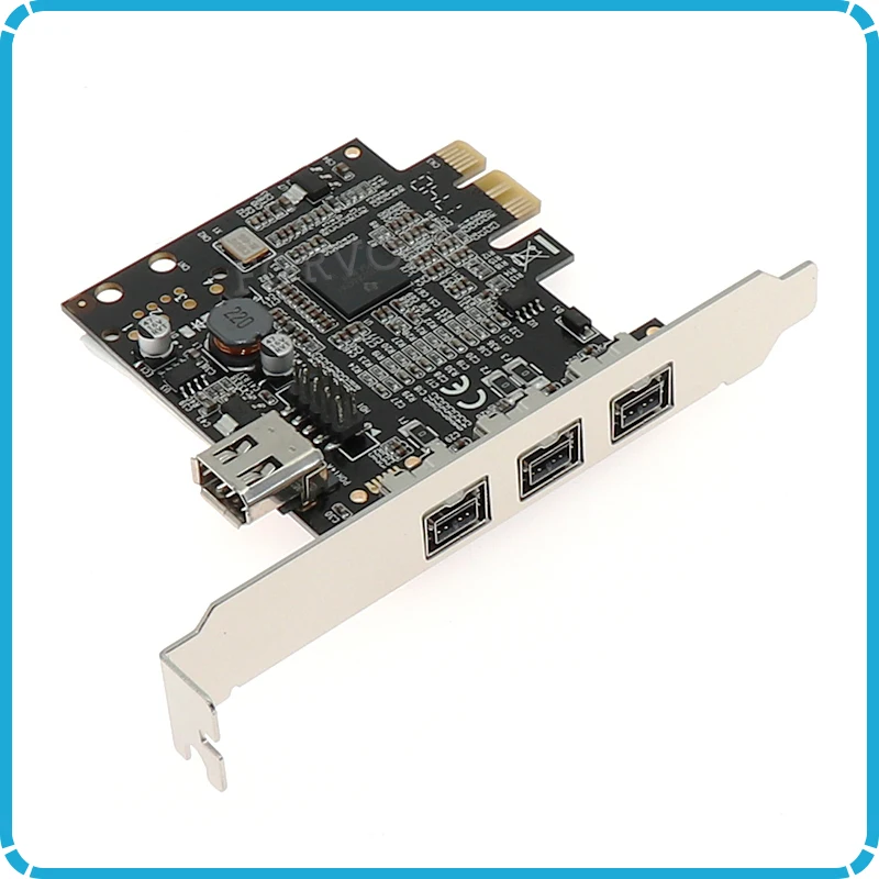 PCIE комбо 3x 1394b + 1x 1394a Firewire порты PCI Express контроллер карты 1394 ti чипсет|Платы