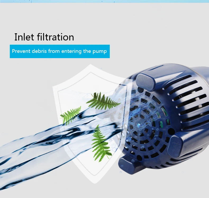 Jebao fish pond circulation pump LP-16000 16000/H 40W Koi fish pond fish pond garden large flow pump submersible pump