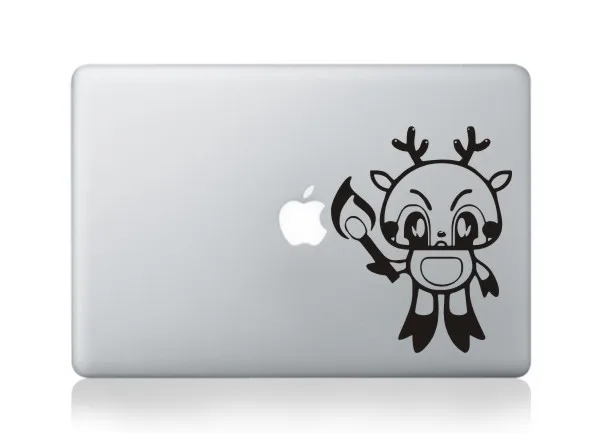 Крутая стильная ПВХ наклейка для ноутбука Apple Macbook Air Pro retina 11 13,3 1" частичная наклейка для компьютера Macbook виниловая наклейка - Цвет: MB-black-Part C(204)