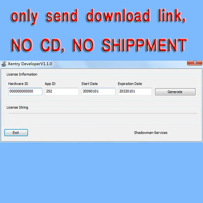 for download link Для MB Star Xentry C3 C4 активный Xentry разработчик V1.1.0 Keygen калькулятор активация Cracker - Цвет: for download link
