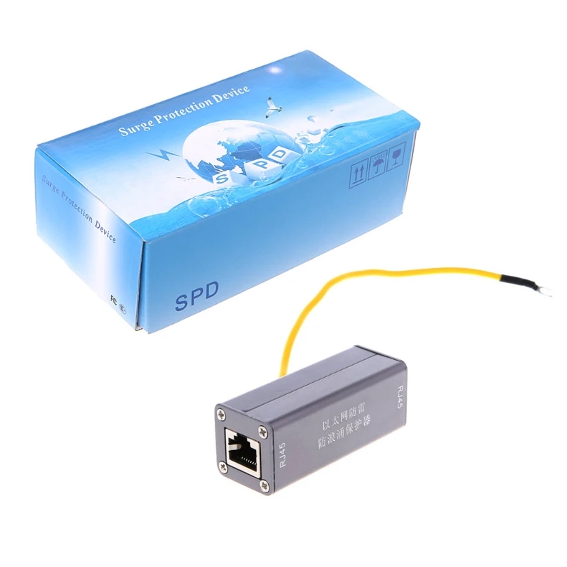 Сетевая карта Ethernet RJ45 Защита от перенапряжения устройство защиты молнии |