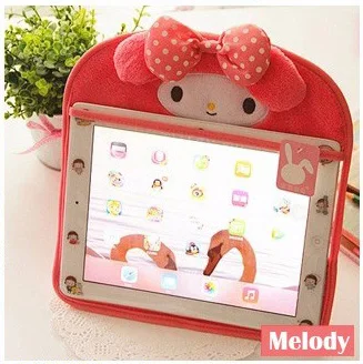 Melody 1 шт. милый плюшевый чехол-подставка для планшета, чехол для планшета, чехол Fundas Coque 9,7 дюймов. Украшение для дома, 6 цветов, чехол для ПК - Цвет: Melody