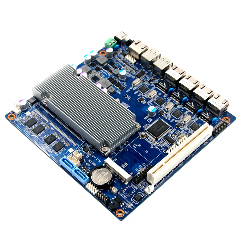 4 LAN mini itx промышленный брандмауэр роутер Материнская плата сервера с процессором
