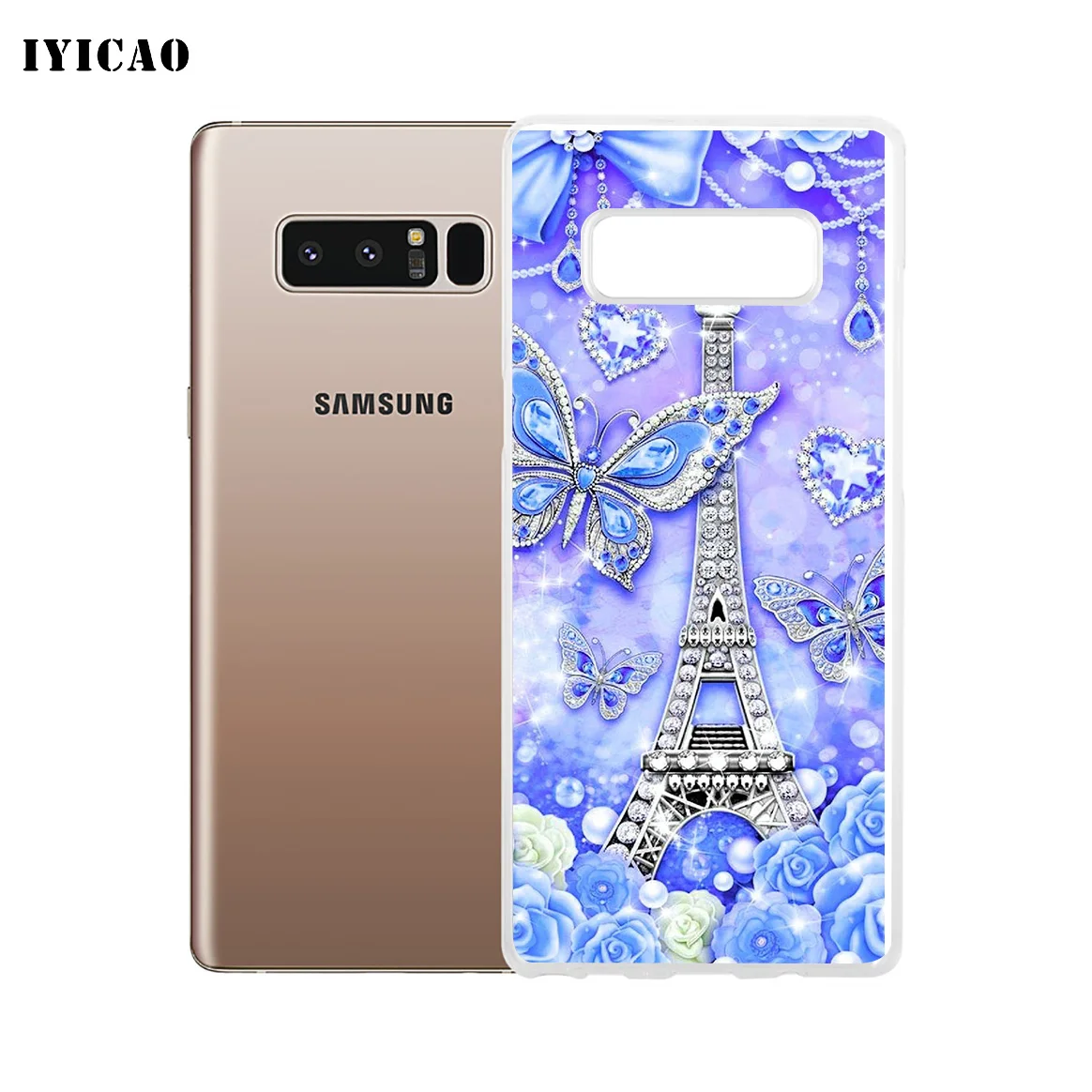IYICAO Мягкий силиконовый чехол для телефона Samsung A5 A6 Plus A7 A8 A9 J3 J5 J7 Note 8 9