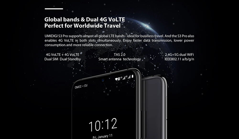 UMIDIGI S3 Pro 4G смартфон 6,3 дюймов Android 9,0 Pie Helio P70 Восьмиядерный 2,1 ГГц 6 ГБ 128 ГБ 5150 МП отпечаток пальца мАч мобильные телефоны