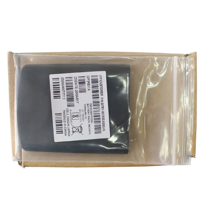 2 шт. 82-107172-02 оригинальная б/у батарея для Motorola Symbol MC55 MC55A MC55N MC65 MC67 2400 мАч PDA сменная батарея