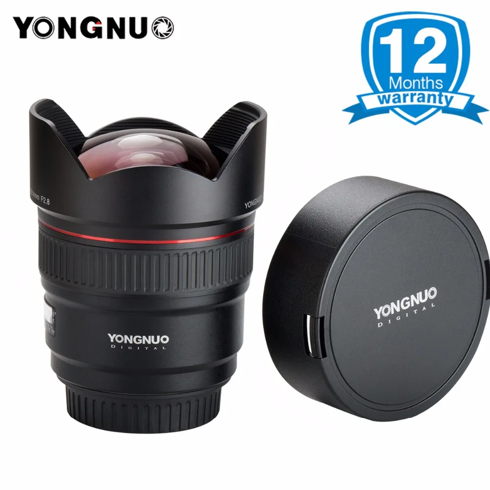 YONGNUO 14 мм F2.8 ультра широкоугольный объектив с автофокусом AF MF металлическое