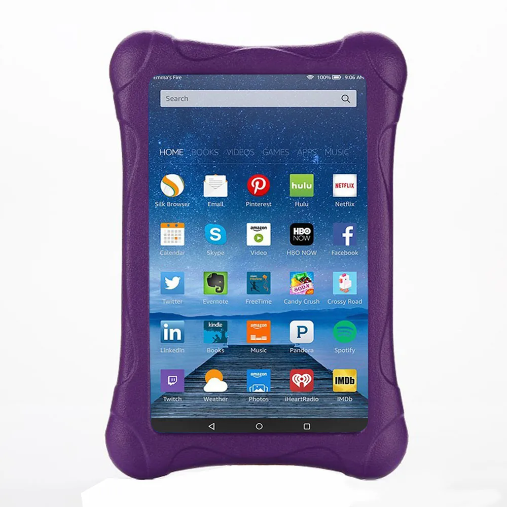 Детский противоударный чехол для Amazon Kindle Fire HD 7 / детская Толстая пена EVA задняя крышка 7 дюймов планшеты рукав чехол