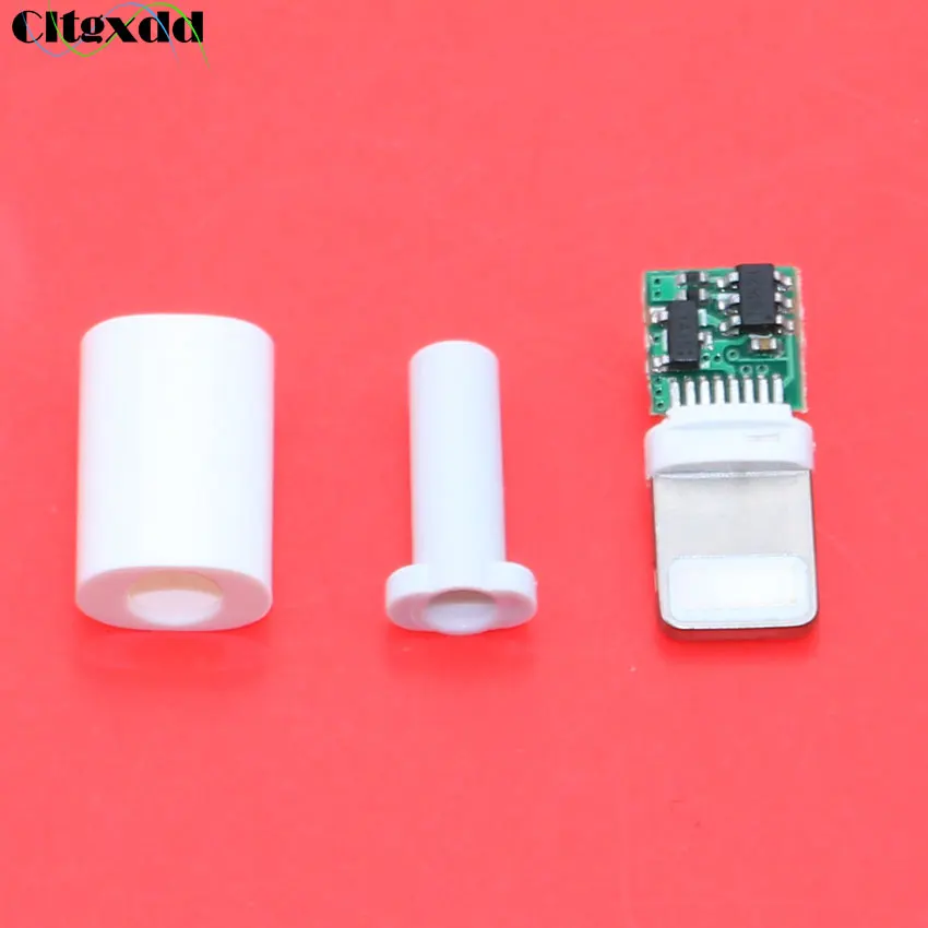 cltgxdd USB For iphone male plug with chip board connector welding 2.6 / 3.0mm Data OTG line interface DIY data cable images - 6