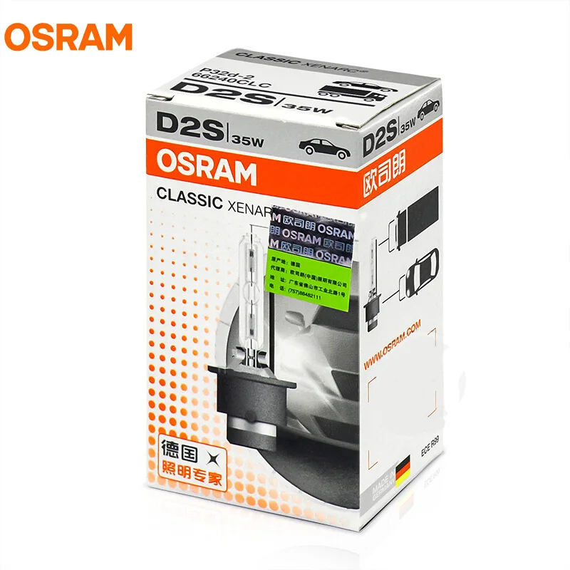 OSRAM D1S D2S D3S D4S 66140 66240 66340 CLC 12 в 35 Вт Классическая оригинальная запасная часть 4200K HID