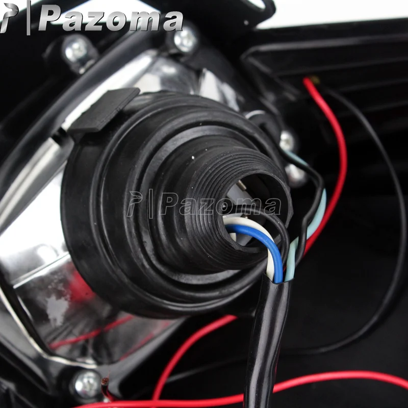 Передняя фара H4 для мотоцикла с указателем поворота Yamaha Suzuki WR EXC MXC CRF 250 400 450 SX