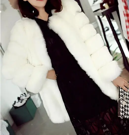 Пальто с искусственным мехом TSR13 новое поступление | Женская одежда