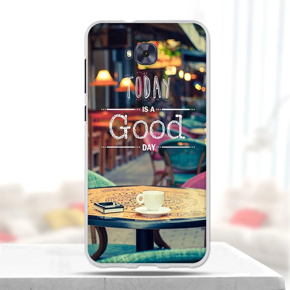 Чехол для телефона Asus Zenfone 4 ZD553KL силиконовый мягкий ТПУ чехол защитный Selfie 5 дюйма