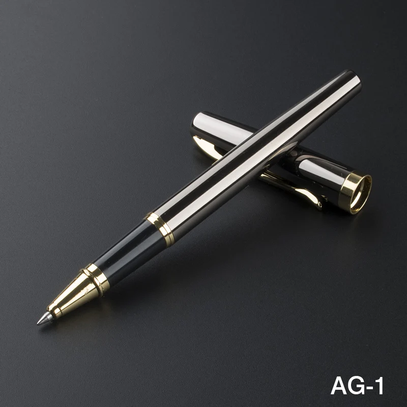 Высококачественный Канцелярский набор металлическая Серебряная роликовая