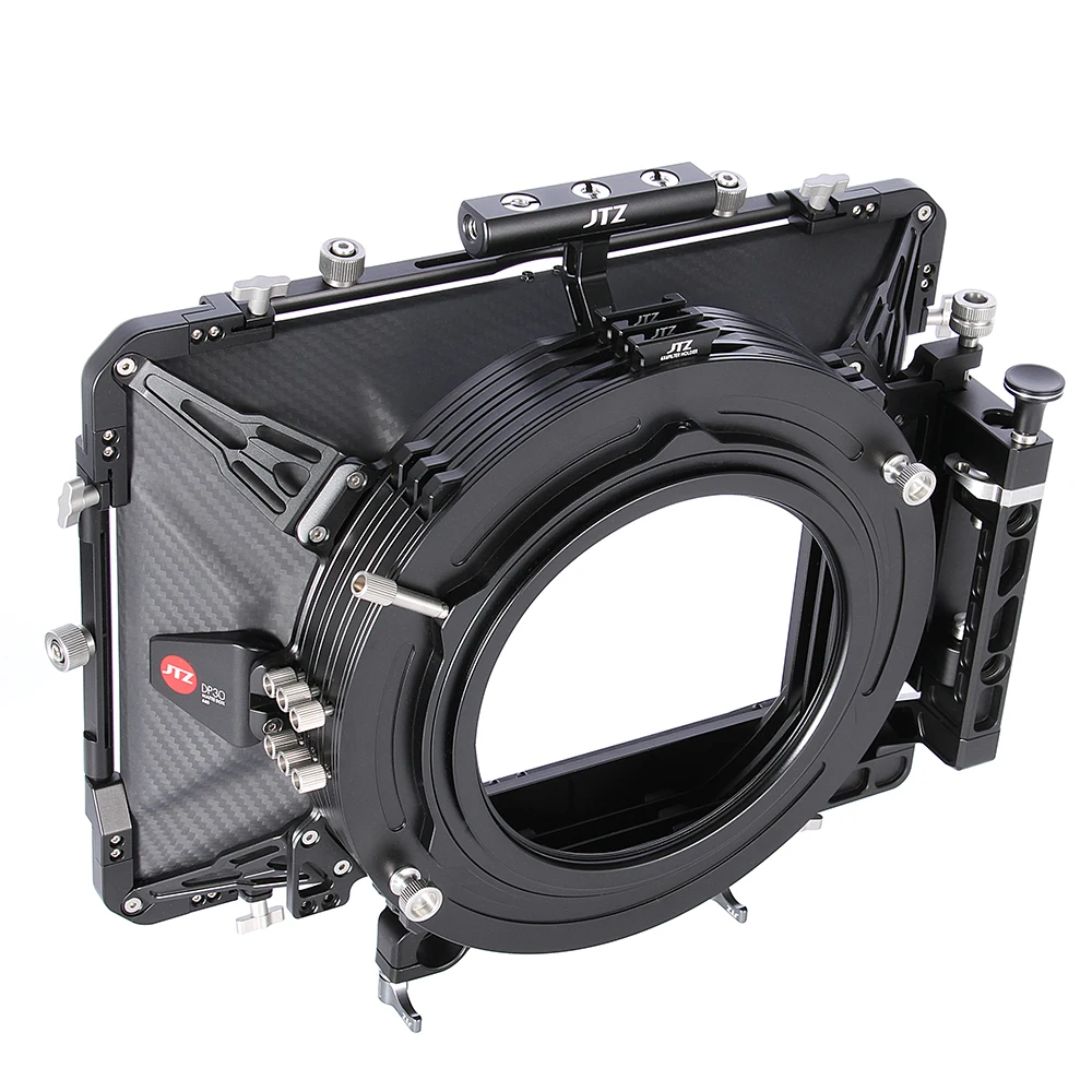 JTZ DP30 Cine углеродное волокно " x 4" Матовая коробка 15 мм/19 мм для sony ARRI RED A7 A7S A7R2 A7RM2 A6500 A7000 GH4 GH5 GH6 FS5 C100 BMPCC