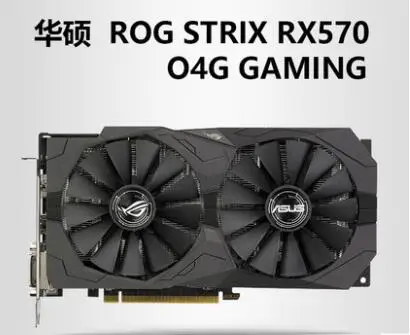 Игровая карта ASUS ROG STRIX RX570 O4G GAMING 4G Raptor|Видеокарты| |