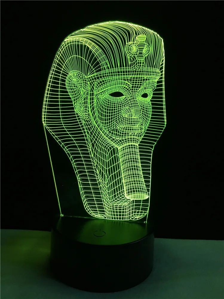 GAOPIN Египетский Сфинкс декоративный светильник ing кабель 3D светодиодный USB