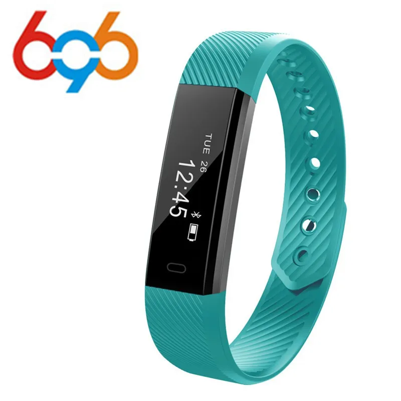 ID115 Smart Браслет Спорта Шагомер Фитнес трекер сна Мониторы браслет Bluetooth 4.0 wterproot