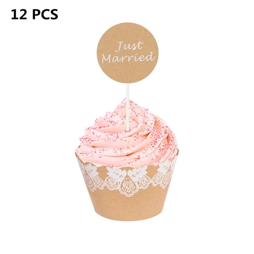 Cup cake OurWarm Свадебный для свадебной вечеринки сувениры бумажная Подарочная коробка сумка пригласительное кольцо для карт Подушка деревенские Женихи Свадебные вечерние украшения - Цвет: Cup cake