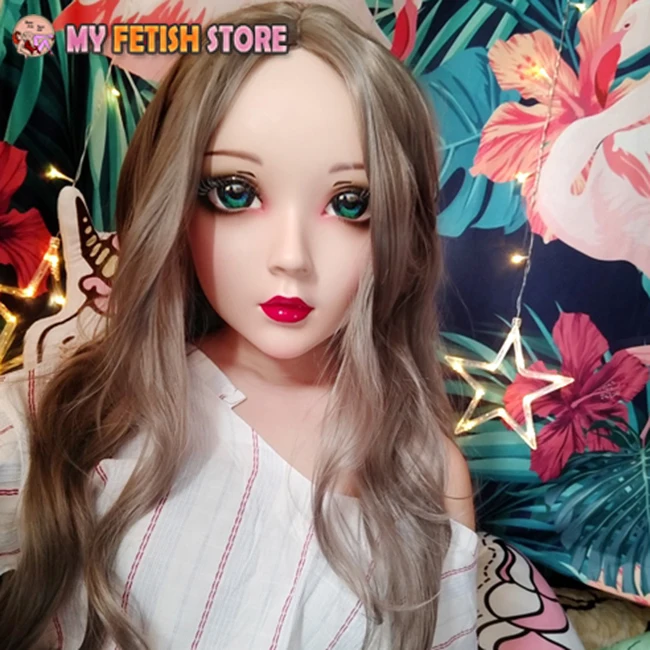 (Ya 02)Gurglelove Женщины Милая девочка каучуковые полуголовы Kigurumi BJD Маска Косплей