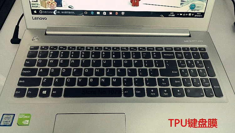 15 6-дюймовая ультра тонкая прозрачная клавиатура из ТПУ Защитная крышка для lenovo