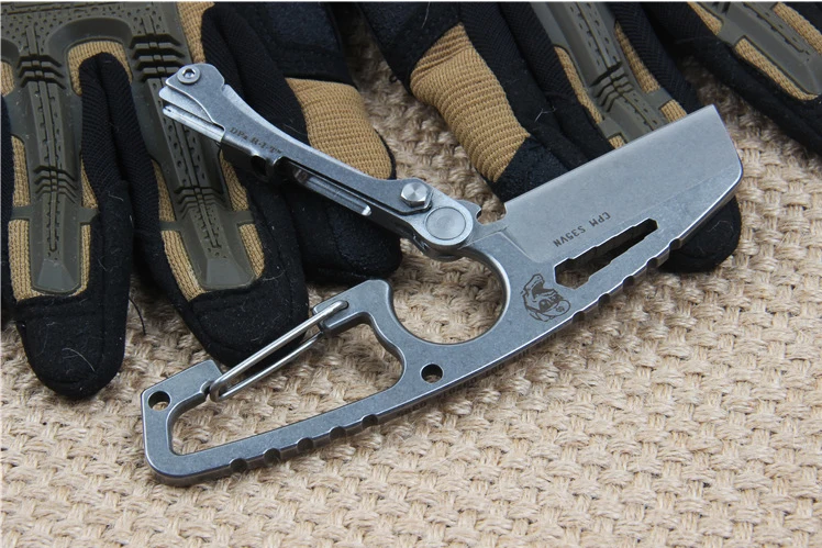 Высокое качество 61HRC CPM-S35VN Порошковая сталь лезвие S35VN ручка карманный нож Тактический походный ключ нож Открытый выживания EDC инструмент