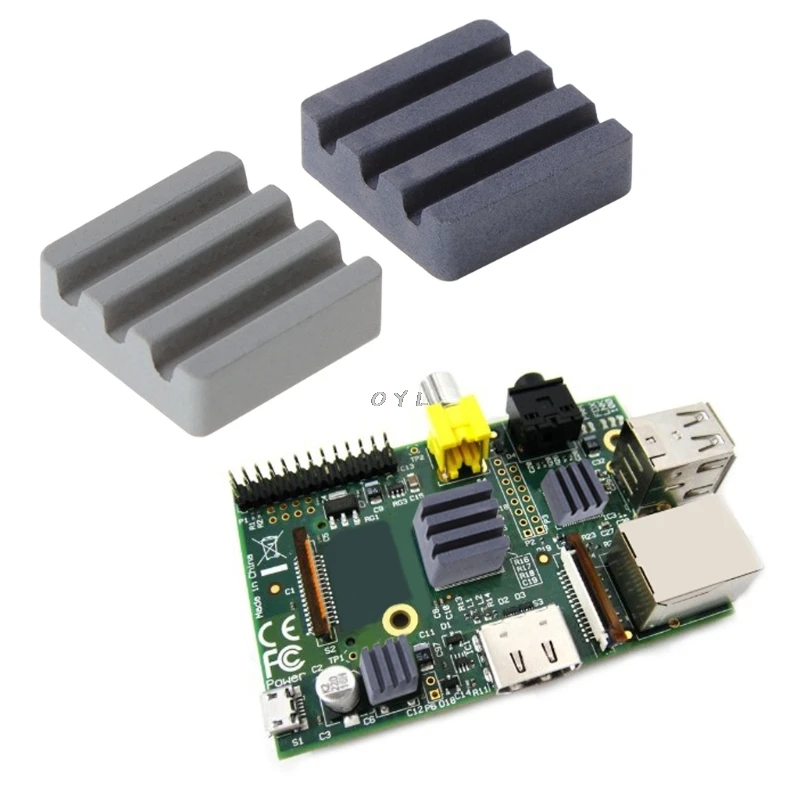 10 шт. керамические радиаторы для процессора Raspberry Pi 3 2B Orange | Компьютеры и офис