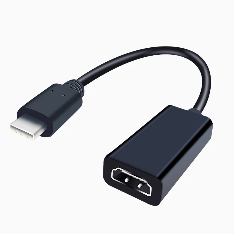 USB Type-C к HDMI HD кабель 3 1 компьютерному телефону подключен ТВ проекционный