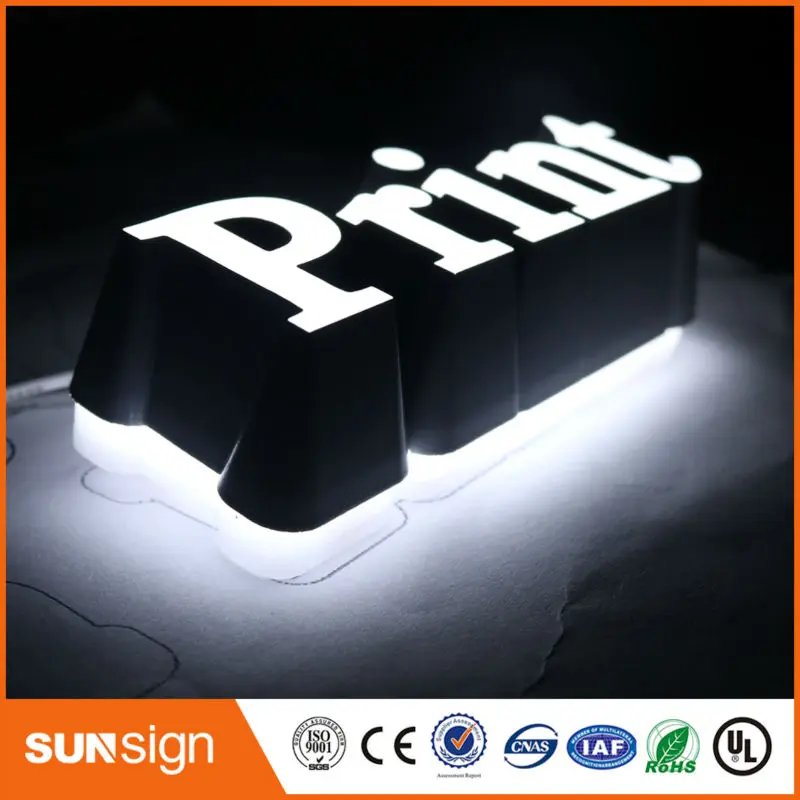 Custom channel letter 3d sign letters