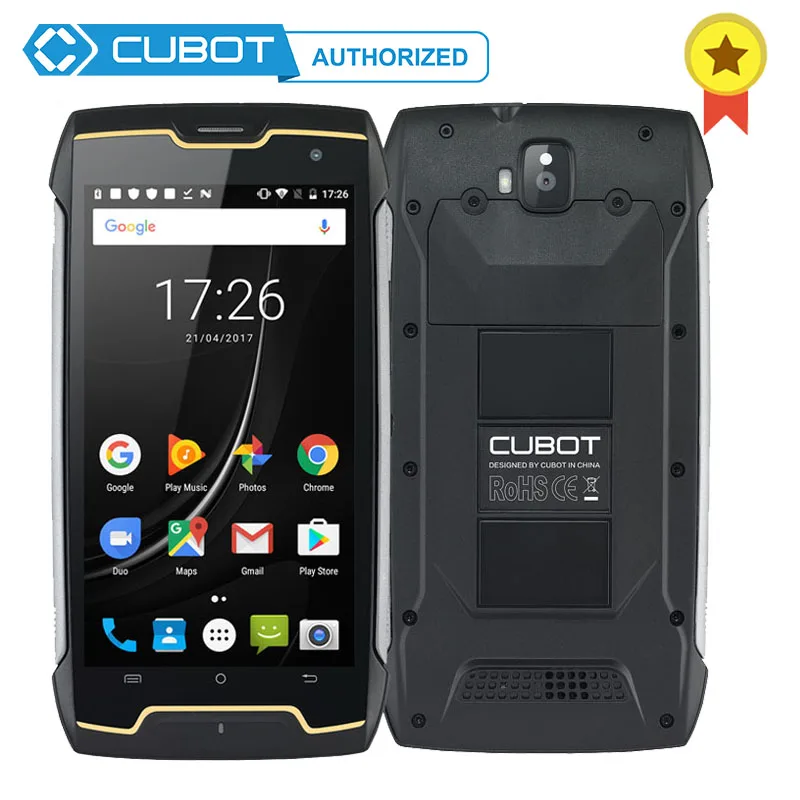 Cubot Kingkong IP68 водонепроницаемый ударопрочный 4400 мАч большой аккумулятор MT6580 четырехъядерный Android 7,0 2 Гб ram 16 Гб rom мобильный телефон