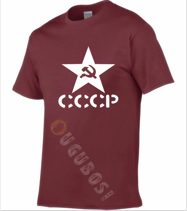 Футболка в стиле ретро Коммунистическая русская холодная война | Мужская одежда