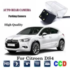 Автомобильная камера заднего вида для Citroen DS4 CCD камера ночного видения RCAсветодиодная камера номерного знакарезервная камера заднего вида