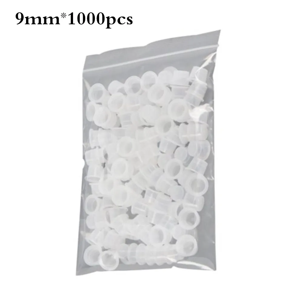 

1000Pcs Small Size 9mm Tattoo Accessory Plastic White Ink Cups Supply for Tattoo