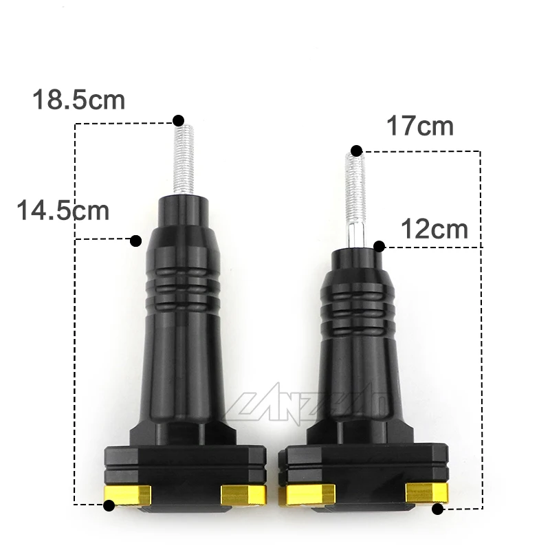 Pair CNC Aluminum Frame Sliders Fairing Engine Tank Protectors Crash Pads Modified Accessories for YAMAHA MT09 2015 2016 | Автомобили и