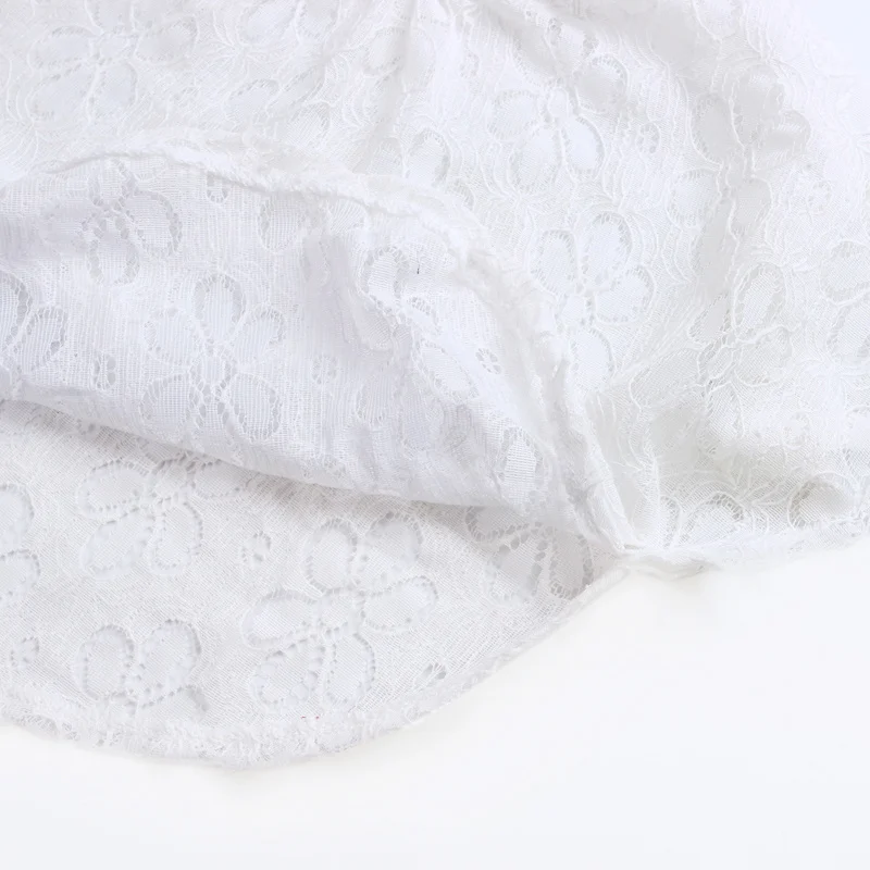 2016 Новая детская одежда белый кружевной мини комплект с рукавами летучая мышь