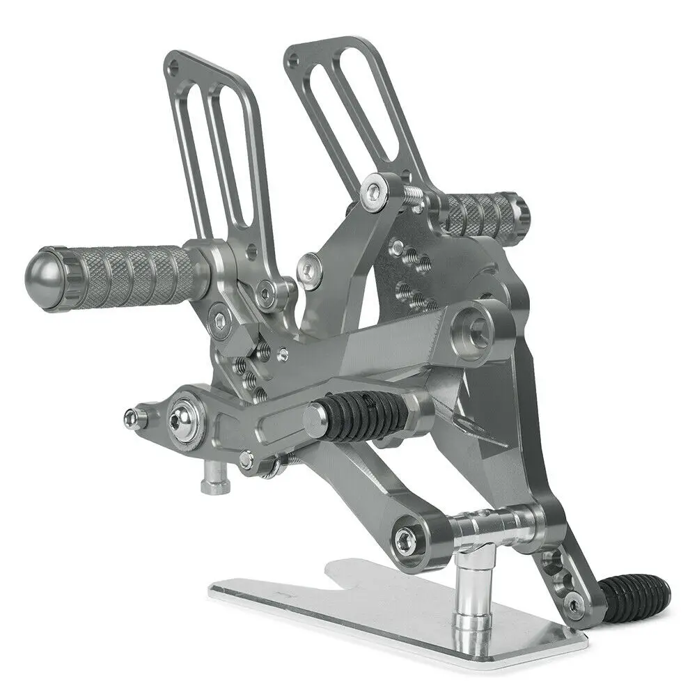 CNC регулируемые Подножки Rearset педали задние наборы колышки для Kawasaki Ninja 400 Ninja 250- аксессуары для мотоциклов