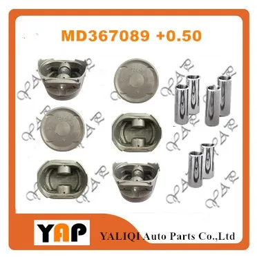 + 0 50 6G72 поршень для FITMitsubishi Eclipse Galant Montero Sport 3.0L V6 12V MD367089 1999 200| |