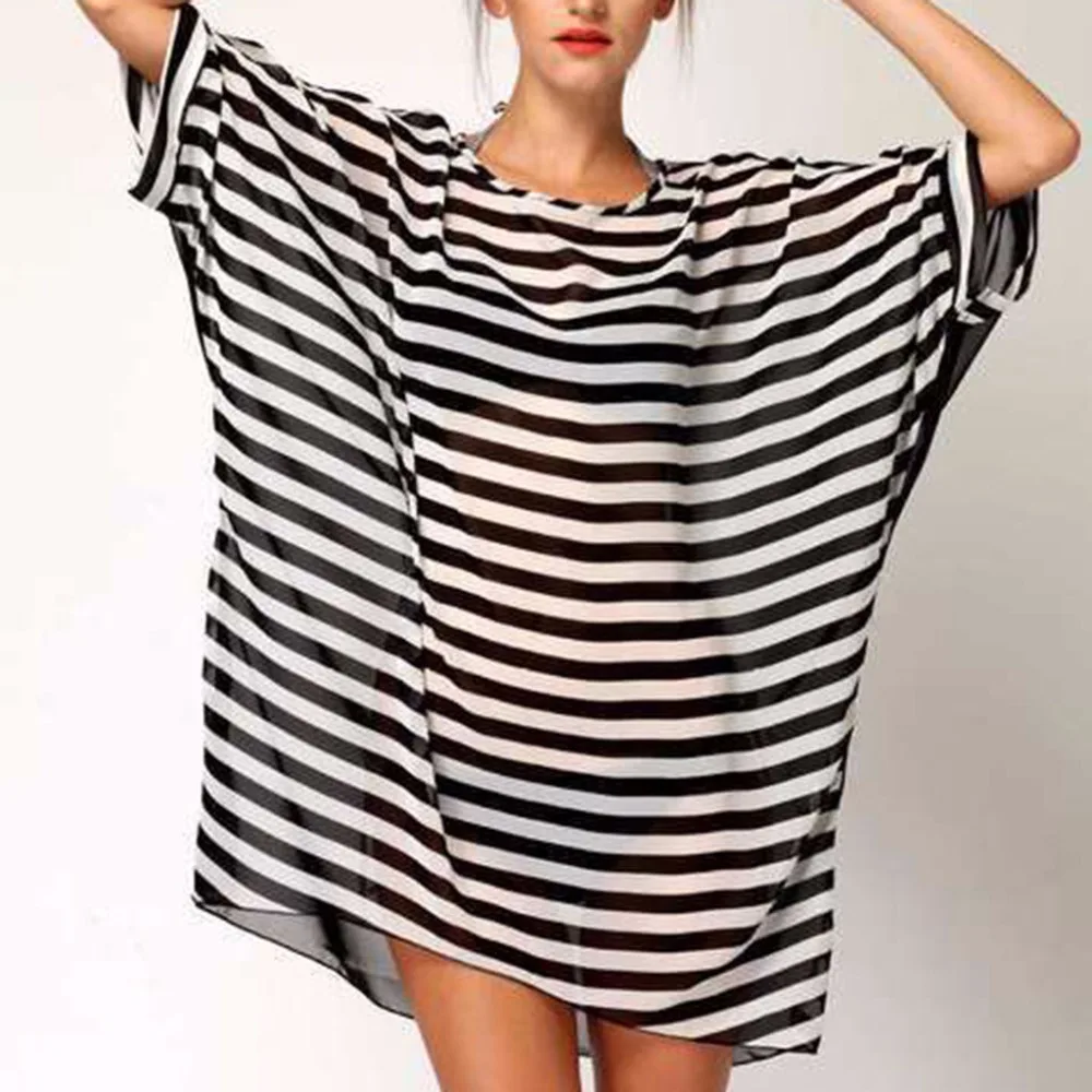 Женский купальник в полоску бикини шифоновый Пляжное Платье|dress up|dresses dressdress dress |