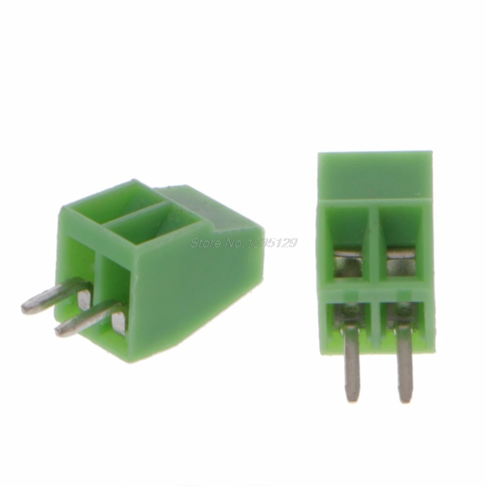 10 шт. 2Pin 10Pin винтовой печатной платы Универсальный монтаж клеммные колодки