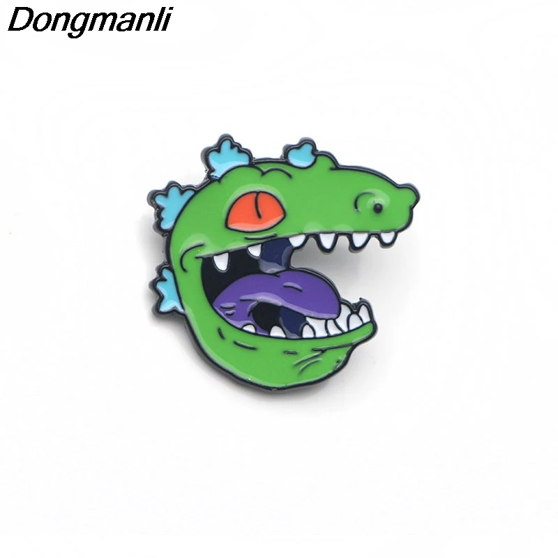 

P3066 Dongmanli милые металлические эмалевые булавки и броши с аниме-фигуркой для женщин и мужчин, булавка на лацкан, рюкзак, сумки, бейдж для шляпы,...