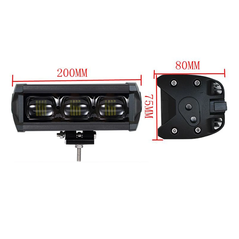 6D Lens 180w 210w 240w Single Row Led Light 4x4 Offroad Bar For Off road 4WD Truck ATV 12V 24V Trailer Waterproof Work Lights | Автомобили