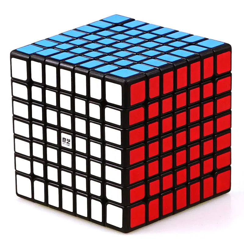 Новый Qiyi S 7x7x7 магический куб Stickerless MoFangGe MFG QiXing Speed Cube Игрушка для соревнований