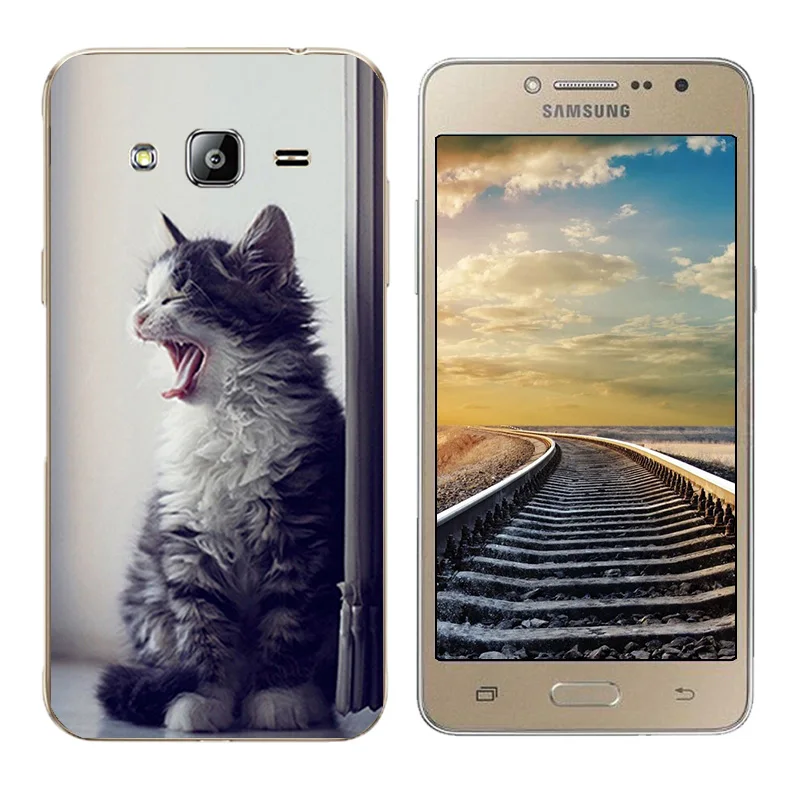 Чехол из ТПУ для Samsung Galaxy J2 Prime G532F 5 0 дюймов с принтом большого пистолета мягкий