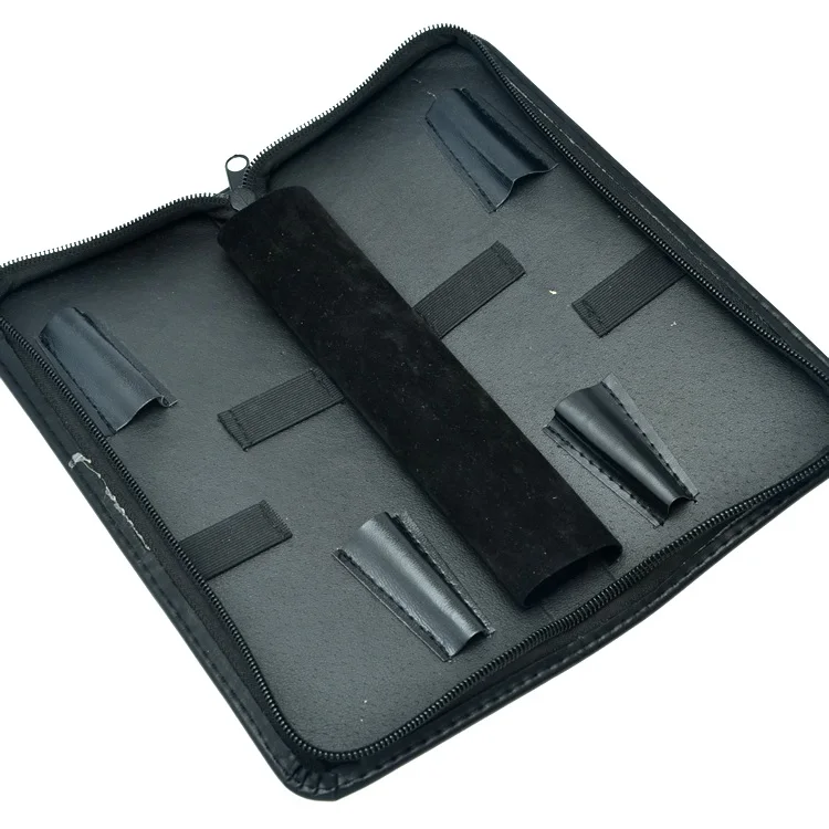 

Wholesale PU Leather Case Pet Grooming Shears Bags Big Storage Space Hold 4 Scissors Shears Package Tijeras Pouch Holder LZN0035