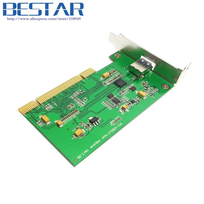 Однопортовый Суперскоростной интерфейс USB 3 0 PCI 16x 32x для ПК с низкопрофильным