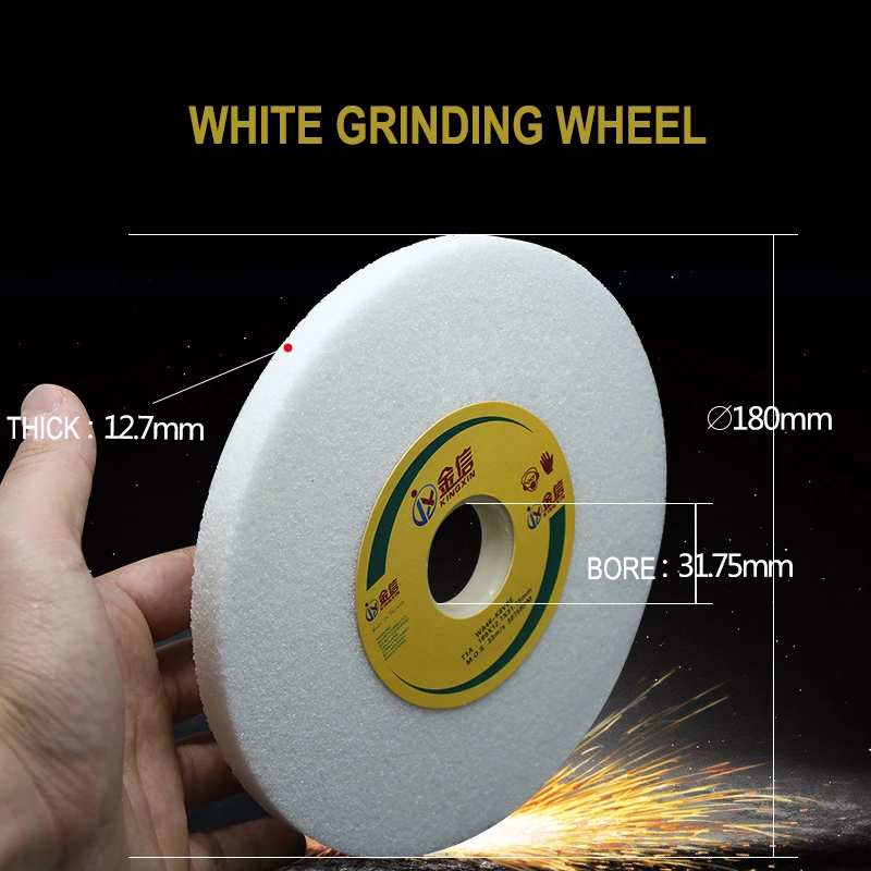 Белый шлифовальный круг для поверхностного шлифовального станка M618 белый Alundum