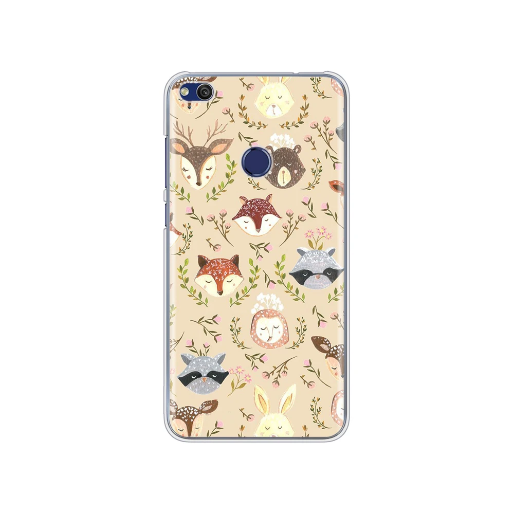 HAMEINUO sly fox чехол для телефона с милыми животными huawei Ascend P7 P8 P9 P10 lite plus G8 G7 honor 5C 2017 mate