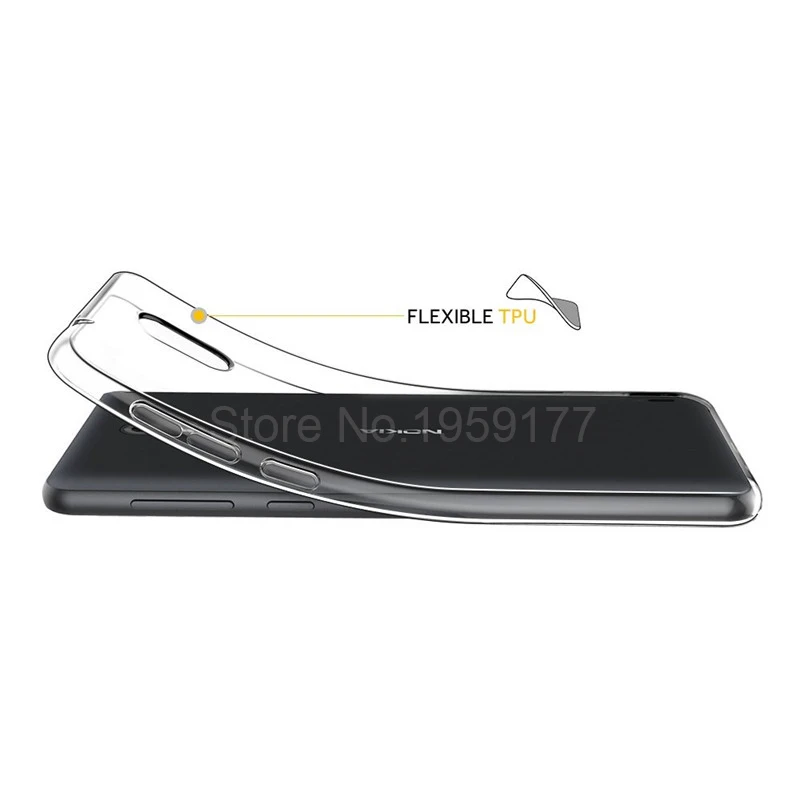 MODAZONGYE Soft Transparent Case For Nokia 2 Cover Silicone Back Phone Nokia2 TA-1029 TA-1035 |